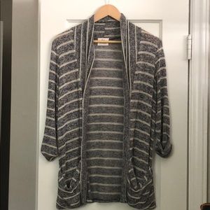 Urban Outfitter’s Grey and White Stripped Cardigan